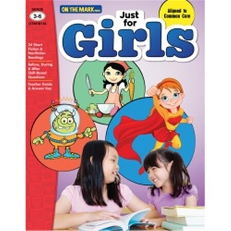 On The Mark Press On The Mark Press OTM18136 Just for Girls Grade 3 to 6 Reading OTM18136